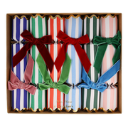 Stripe Velvet Bow Crackers